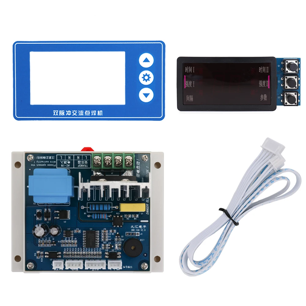 

Dual Pulse Encoder Spot Welder Welding Machine Time Control Weld Module Board Electronic Controller