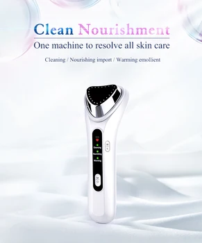 

Ultrasonic Warm Ion Importing Beauty Massager Rejuvenation Device Import Export Face Care Beauty Machine Ionic Face Massager