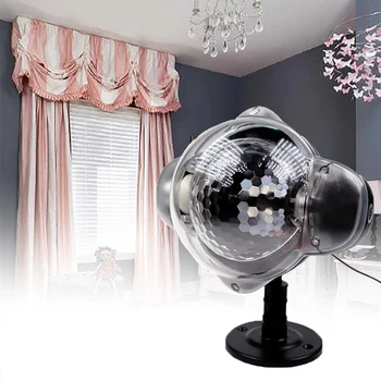 

Snowfall Projector LED Lights Wireless Remote Watertight Rotatable White Snow Lamp For Valentines Day Christmas Halloween