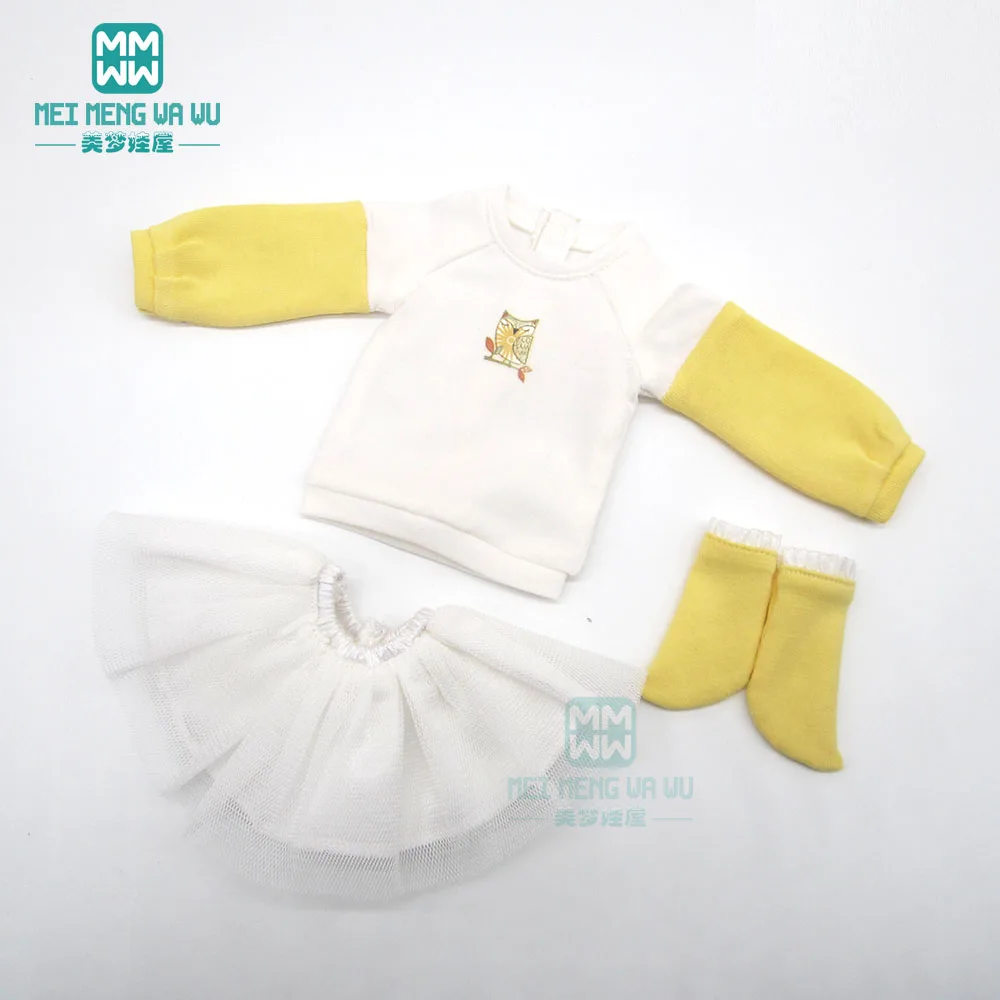 JPy6--020--A BJD куклы аксессуары Одежда для куклы подходит 27 см-30 см 1/6 MYOU YOSD куклы мягкий милый набор розовый, синий, черный - Цвет: JPy6--020--A