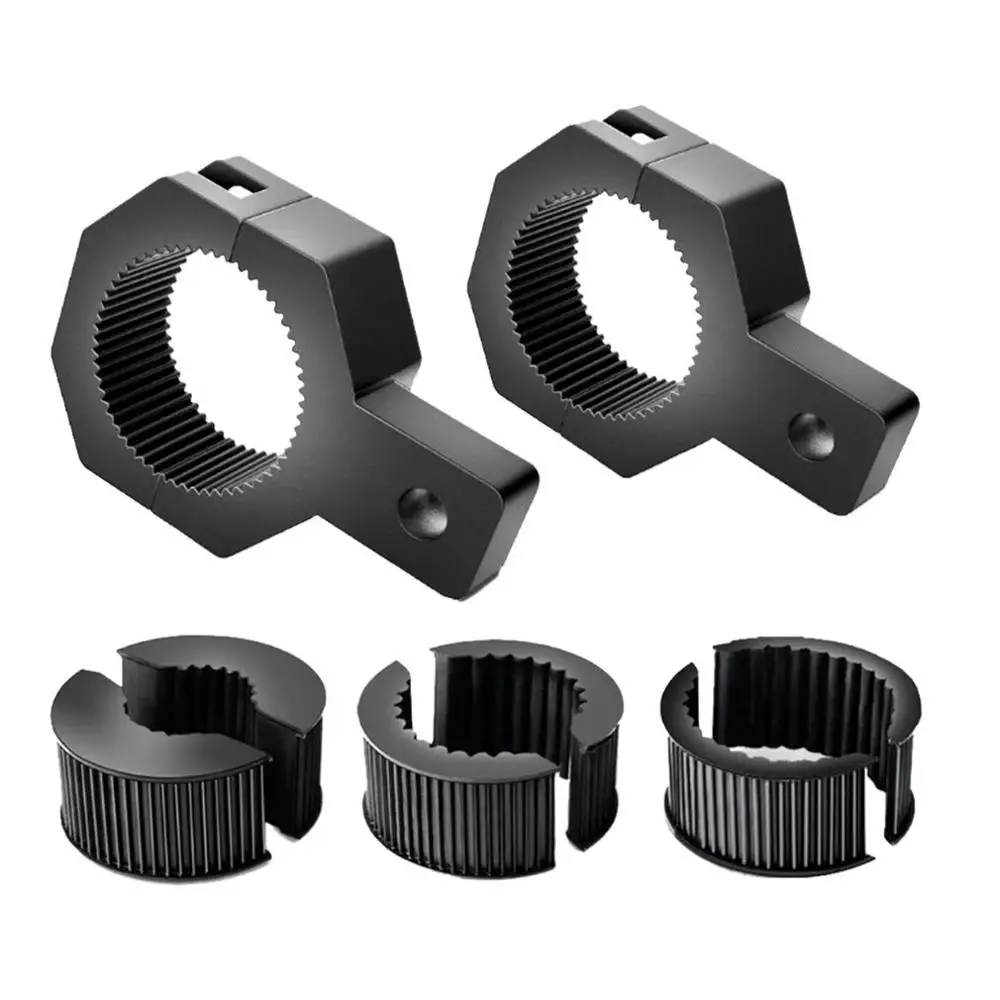 

Fixed Bracket Set Led Off-Road Light Vertical Rod Clamp Roof Roll Cage Bracket Rubber Liner Easy To Install