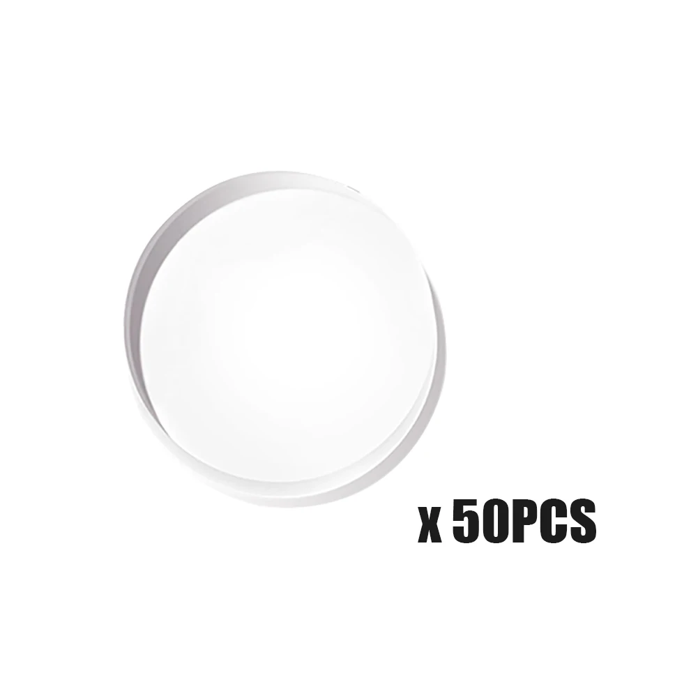 50pcs Living Room Easy Apply PVC Glass Table Top Bumper Non Adhesive Clear Waterproof Invisible Kitchen Furniture Pad Round |