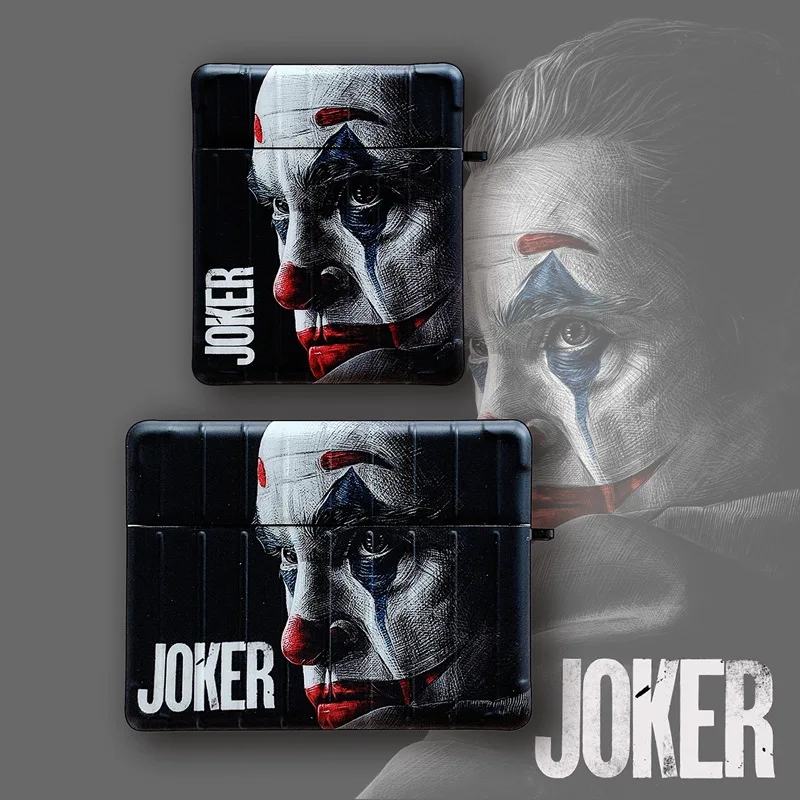 

Joker luggage case for Airpods 1 2 3 Pro Earphone Box Cover 3D Soft Bluetooth Wireless Protect Case for Airpod