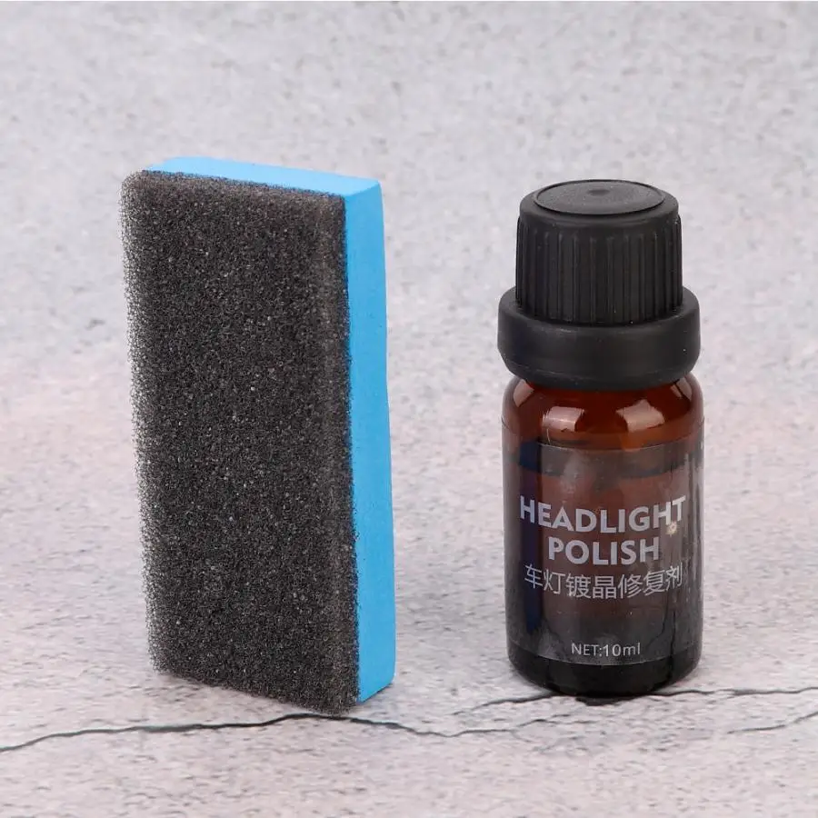 Car Headlight Repair Coating Solution Repair Kit Polishing Anti-Scratch Liquid 10ML Car Headlight Repair