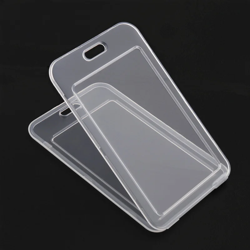 Transparent Card Cover Women Men Student Bus Card Badge Holder Business Credit Cards Bank ID School Supplies