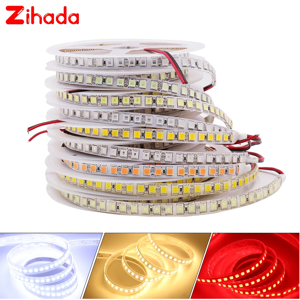 Светодиодная лента SMD 5054 5 м/лот 12 в пост. Тока 24 В 120 светодиодов/м