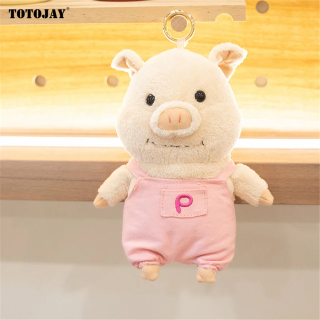 Coussin en peluche Lulu Pig pour enfants, coussin doux au beurre