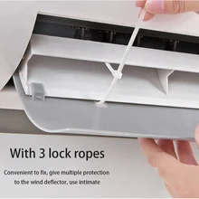 Выдвижной кондиционер лобовое стекло общего анти-выдувания ветровое стекло анти-прямой удар кондиционер перегородка