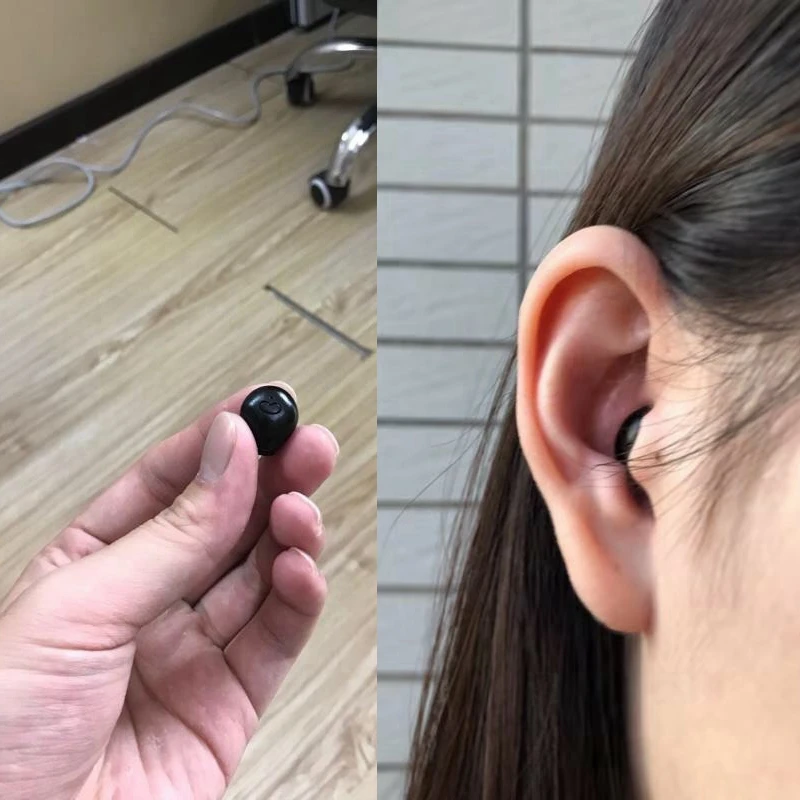 Мини Bluetooth вкладыши невидимые Bluetooth 5,0 наушники True Беспроводной наушник с зарядный чехол громкой связи Bluetooth гарнитура для всех телефонов