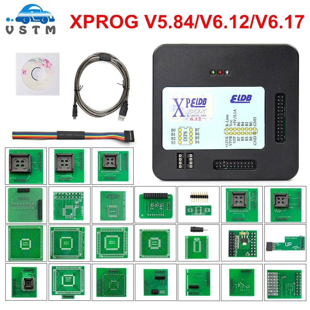 2021 XPROG V6.12 6 17 добавить новое разрешение V5.84 X-PROG м металлическая коробка XPROG-M