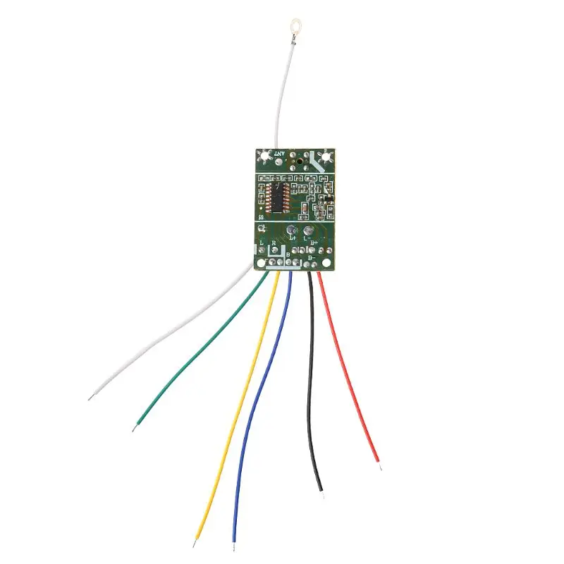4CH RC Remote Control 27MHz Circuit PCB Transmitter and Receiver Board with Antenna Radio System for 3