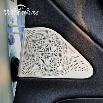 

Car Speaker Cover trim For Tesla Model 3 Series front door Tweeter Midrange Speaker cover Cap audio horn twiiter metal shell lid