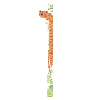 

Cartoon Tiger Height Ruler Children Growth Chart Height Self-Adhesive Wall Sticker Children's Room Wall Decoration