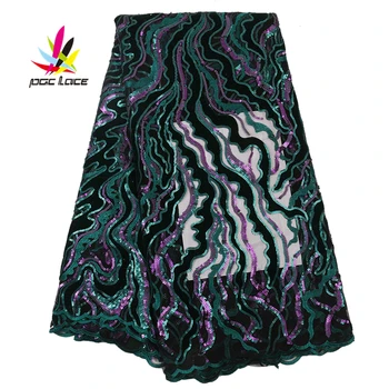 

Flowers and Sequins Wholesaler Embroidered Curtain Lace Mesh Patterns Free Latest Embroidery Designs Original Flowers AMY2997B