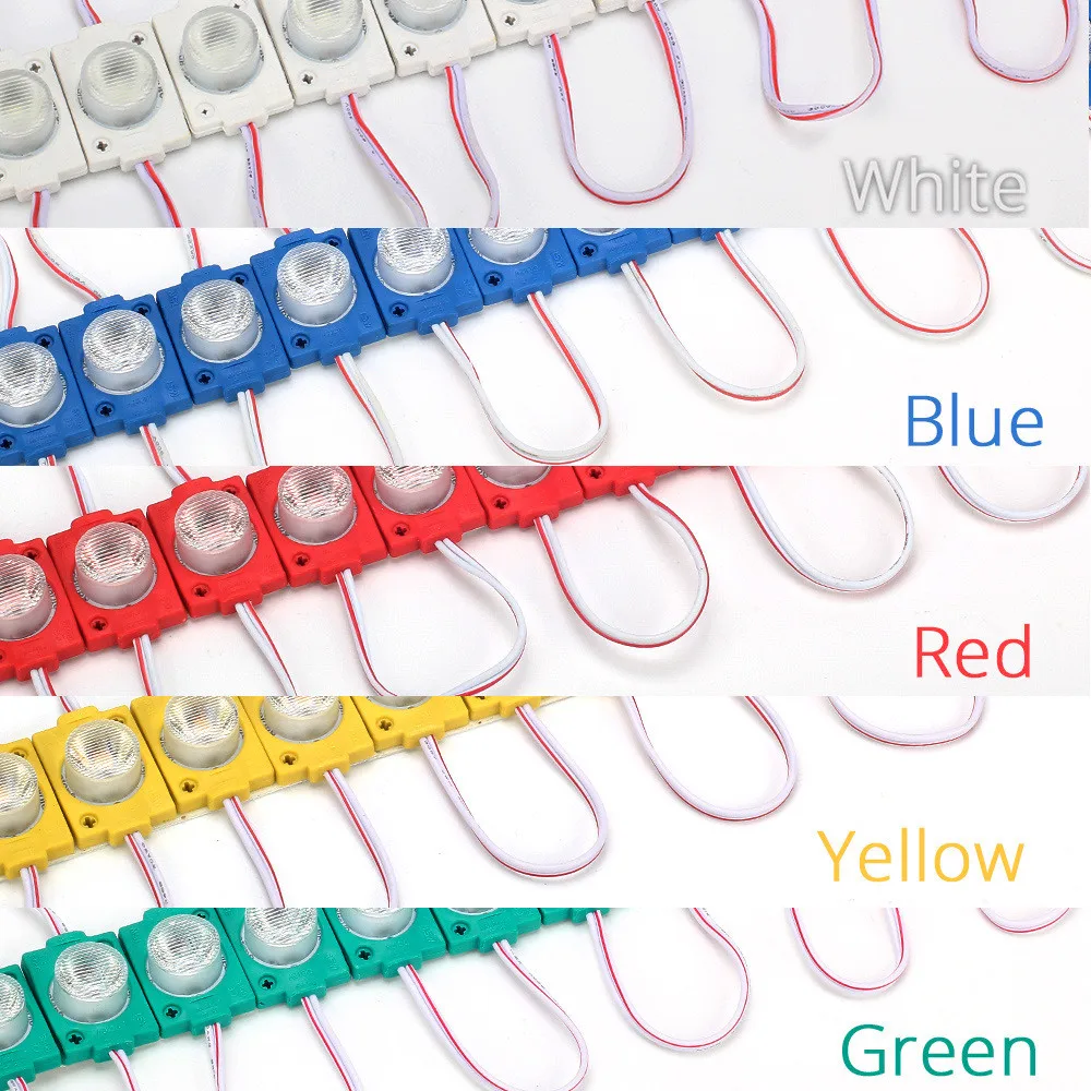 10 PCS Led Strip Module 12v COB Light Advertisement Design Sign Backlight Shop Banner Waterproof IP65 White Red Green Blue Led Light Led Strip Light Led Modules Led Module