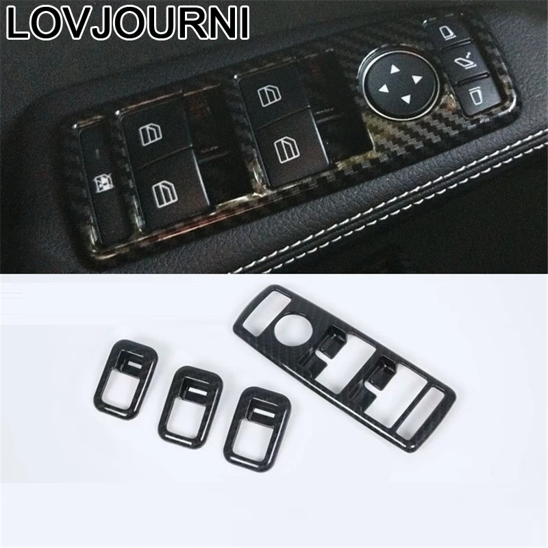 Window Seat Button Panel Interior Chromium Automovil Bright Sequins Modification Decoration 18 19 FOR Mercedes Benz GLE Class | Автомобили