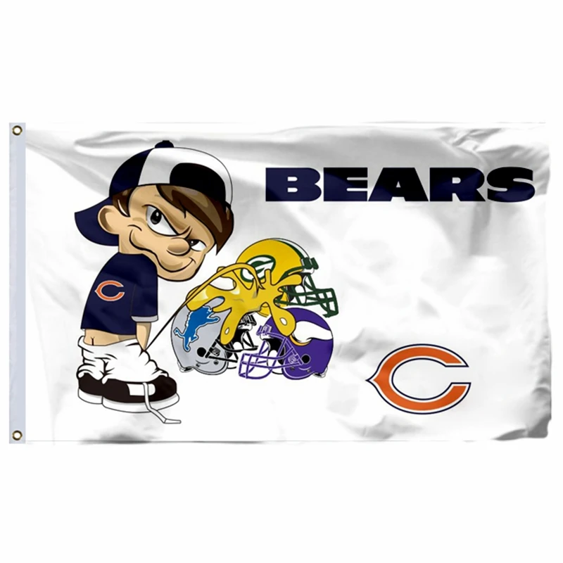 Chicago Bears касательно видоизмененного Флаг США 3ft X 5ft полиэстер баннер летающие Размеры № 4 90X150 см Изготовленный На Заказ Флаг - Цвет: C3