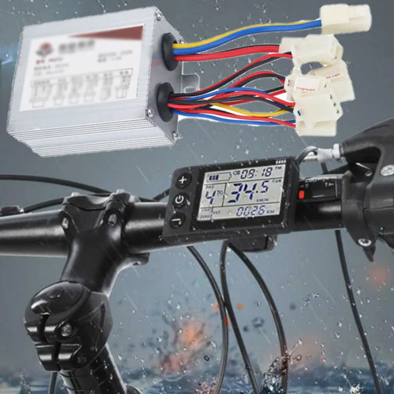 24V 500W мотор щеткой контроллер коробки для электрического велосипеда скутера e-велосипеда легко Установка Универсальный Fit