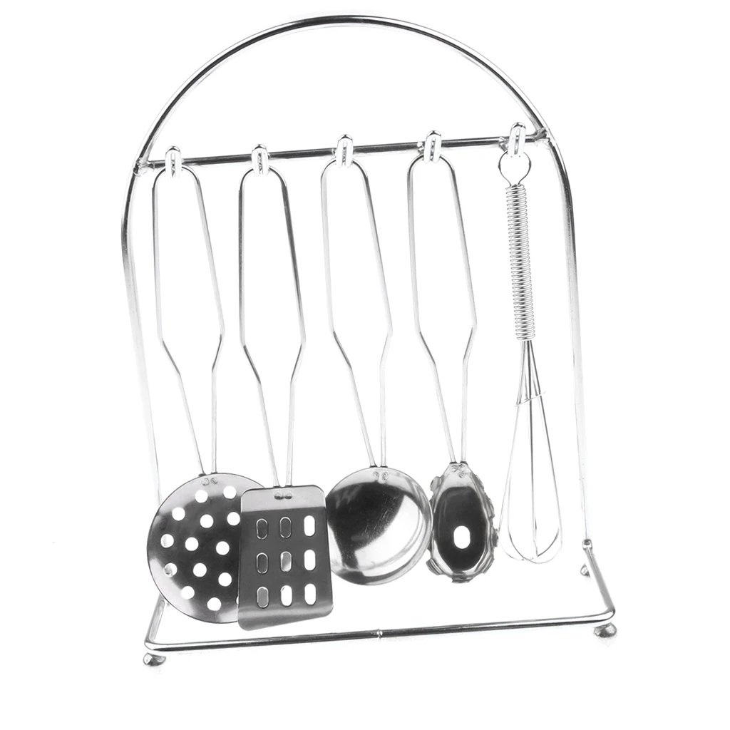 Kids Kitchen Utensil Playset A (6pcs, Stainless Steel) for Children Pretend Play Chef Cooking Kids Kitchen Utensil Playset A (6pcs, Stainless Steel) for Children Pretend Play Chef Cooking