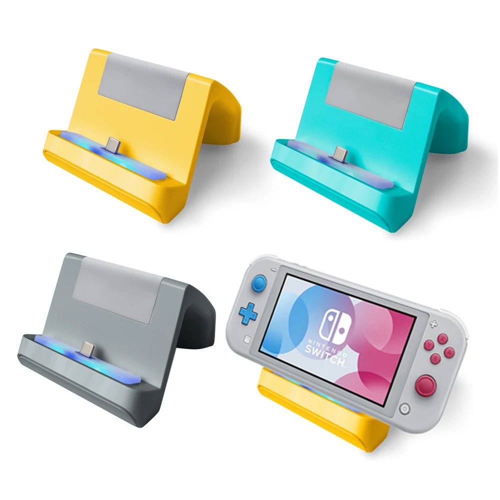 Зарядная док-станция Switch Lite с зарядной подставкой с портом usb type C может играть в игры во время зарядки для Mini mundoswitch