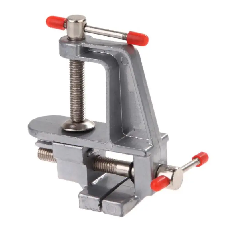 

3.5" Aluminum Miniature Small Jewelers Hobby Clamp On Table Bench Vise