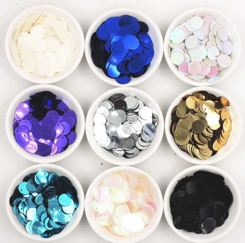 10g/Lot 12mm Sequins Flat Round Laser Sequin PVC Paillettes Sewing Wedding Craft DIY Handmade Garments Accessories