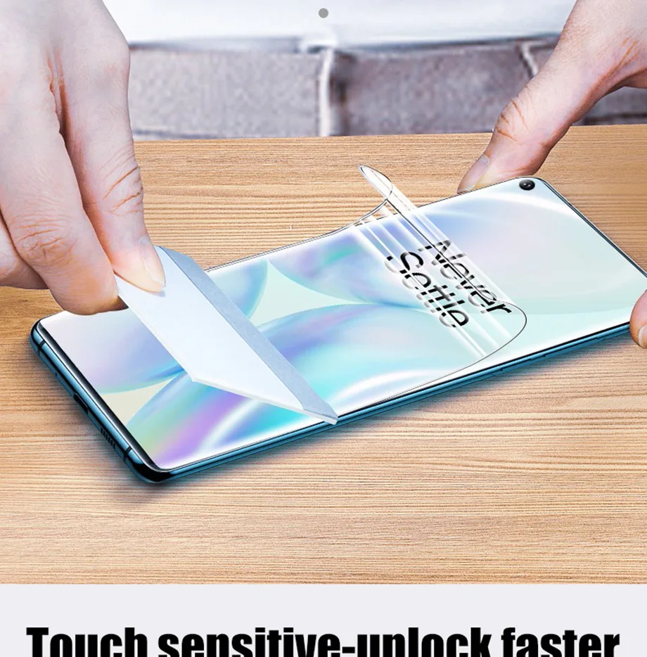 4PCS Hydrogel Film creen Protector For OnePLus 6T 7 8 9 Pro 8 Lite 9R Full Cover Soft Screen Protector For OnePLus Nord N10 N100 iphone screen protector