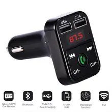 Handsfree transmisor fm bluetooth car Kit FM radio Transmitter Car MP3 Player USB Charger Quick Charge Mobile Phone modulator