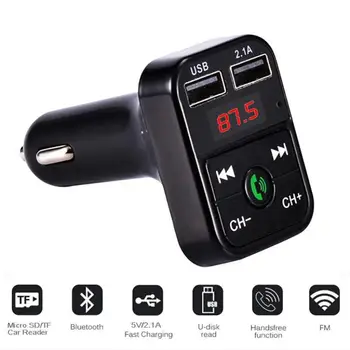 

Handsfree transmisor fm bluetooth car Kit FM radio Transmitter Car MP3 Player USB Charger Quick Charge Mobile Phone modulator