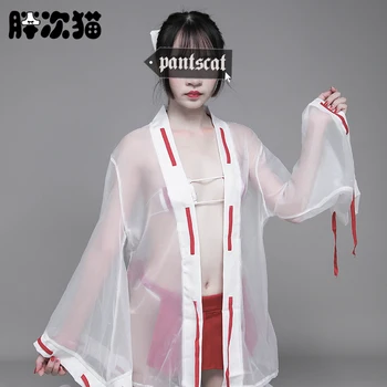 

Womens Japanese Witch Cosplay Lingerie Anime Fancy Uniform Sexy Strappy Bikini Lingerie Set Open Bra Exotic Apparel Dancewear