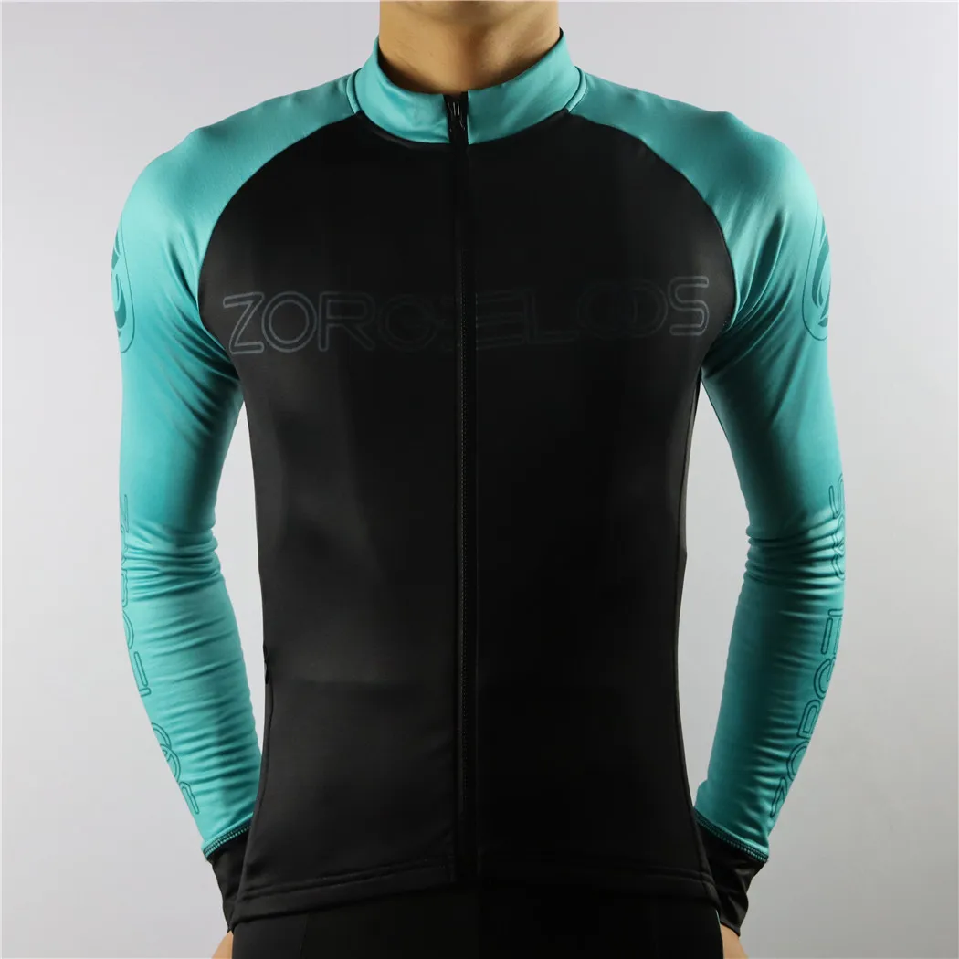 Thermal jacket 1 Zogeloos бренд Топ качество команда Велоспорт длинный Джерси Набор мужские зимние теплые куртки с длинным рукавом Одежда для шоссейных гонок - Цвет: Thermal jacket 1
