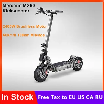 

2019 New Mercane MX60 Smart Electric Scooter 2400W 60km/h 100km Range 11" Tire Kickscooter Dual Brake Foldable Hover Skate Board