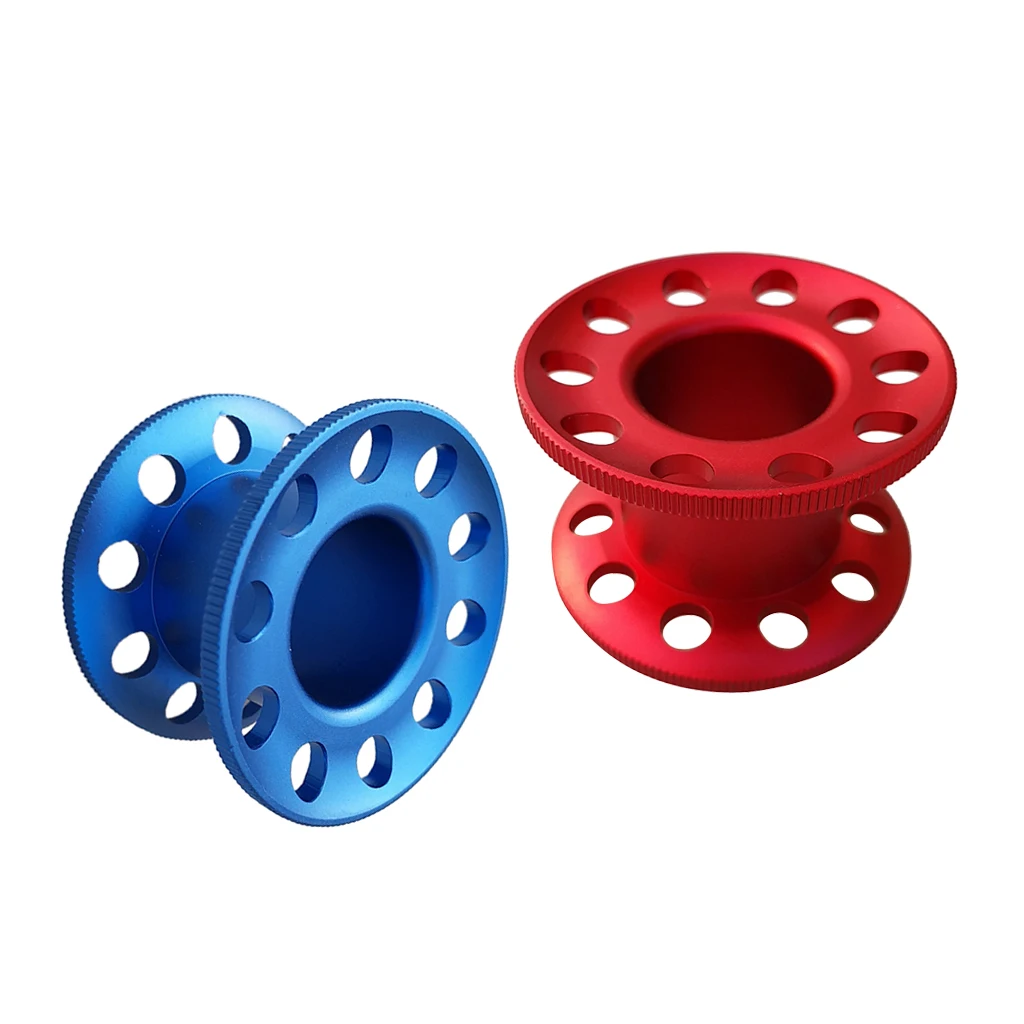 Упаковка из 2 алюминиевых сплавов для подводного плавания пустой Finger Wreck Tech Reel Diver Guide Line Spool