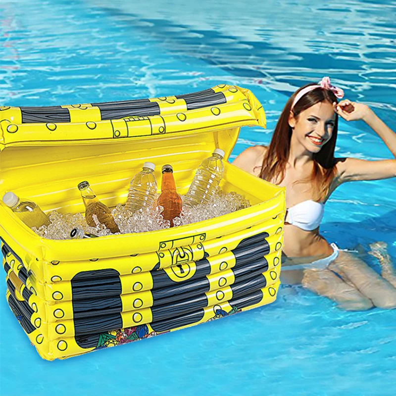 Надувное ведро для льда Opblaasbare Bier Tafel Zwembad Air Matras Emmer Serveren Bar Tray Voor Beach Вечерние |
