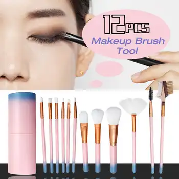 

Newest 12pcs /set Makeup Brushes Set Foundation Powder Eyeshadow Eyeliner Lip Cosmetic Brush Tools