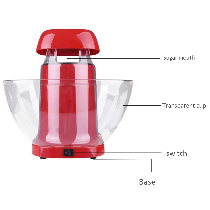 Popcorn Maker Household Mini Automatic Popcorn Machine DIY Corn Machine for Popcorn Kitchen Tools EU Plug