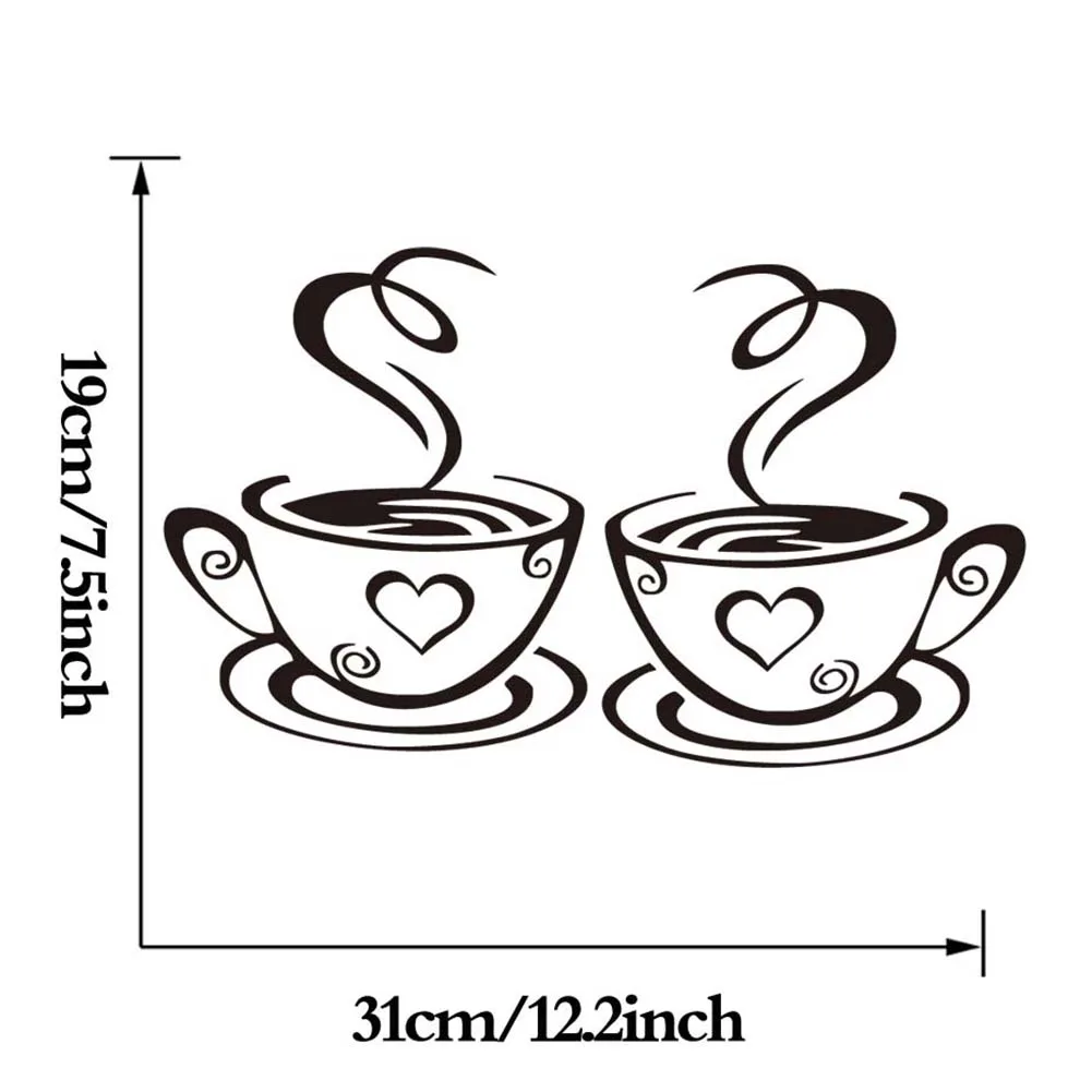 Coffee Wall Stickers for Kitchen Decor Vinyl Wall Decals DIY Home Decor Dining Room Shop Bar wall stickers,self adhesive wall stickers,vinyl stickers,vinyl wall stickers,self adhesive stickers