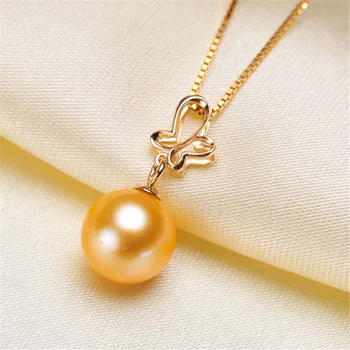

18karat gold pendant clasp connector,bead caps with peg for half drilled beads pendant necklace diy no pearl no chain