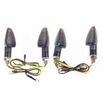 

Universal Motorcycle 14 LED Turn Signal Lights Indicator Amber Blinker Arrow Lights Smoke Yellow For BMW Fit Ducati Fits KTM