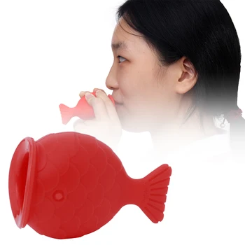 

Non Toxic Lip Pump Portable Cute Bigger Suction Tools Natural Enlarger Mini Enhancer Plumper Soft Silicone Sexy Fish Shape Women