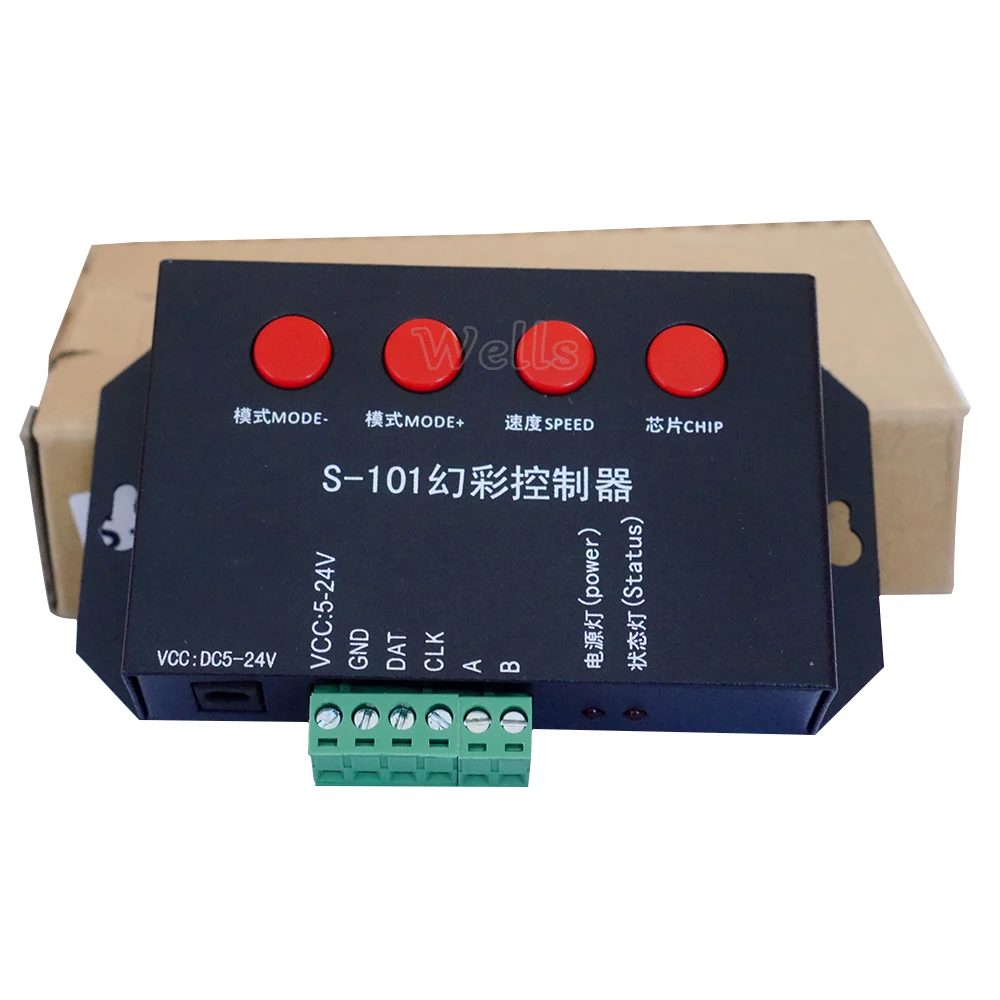 S-101 DMX512 Dream color led controller use for WS2812b WS2811 WS2813 APA102 UCS1903 TM1812 led strip light lamp