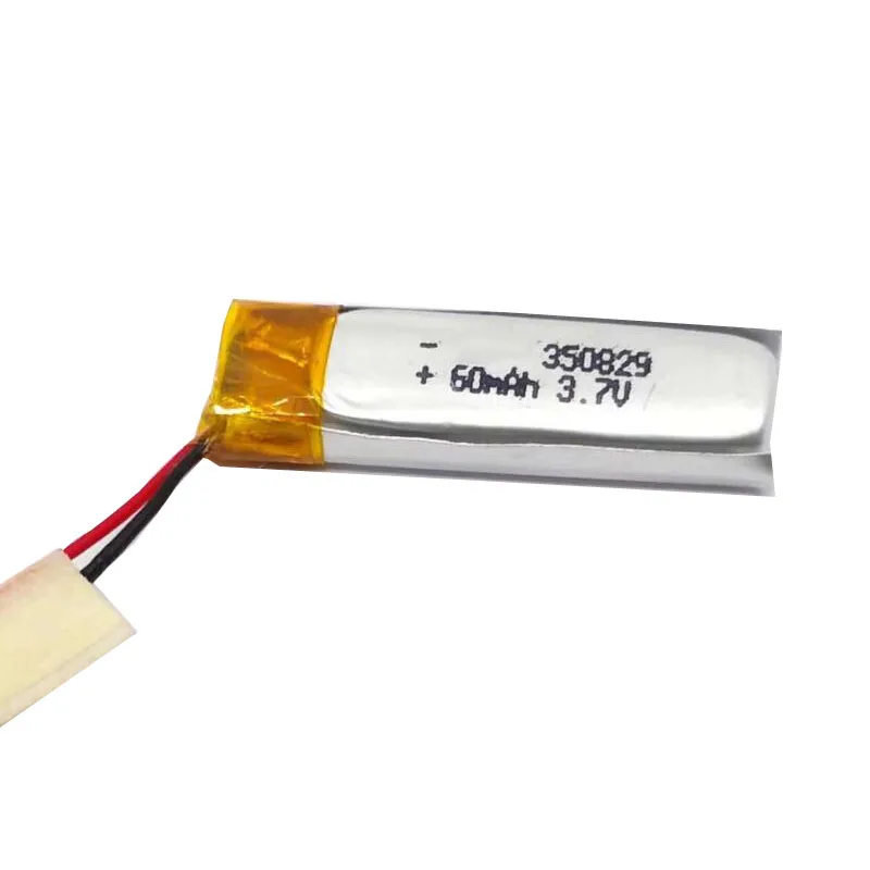 3,7 v 60mAh 350829 литий-полимерный Li-Po литий-ионный аккумулятор для gps MP4 камеры power Bank планшет электрические игрушки PAD DVD
