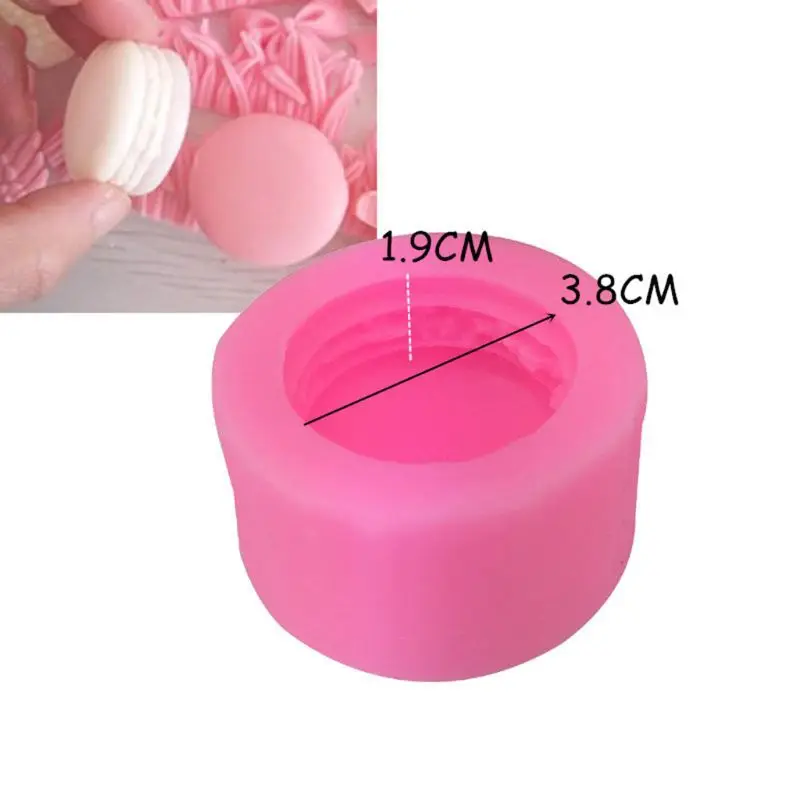 Силиконовый 3D в форме макарон DIY форма для шоколадного фондана конфетное мыло