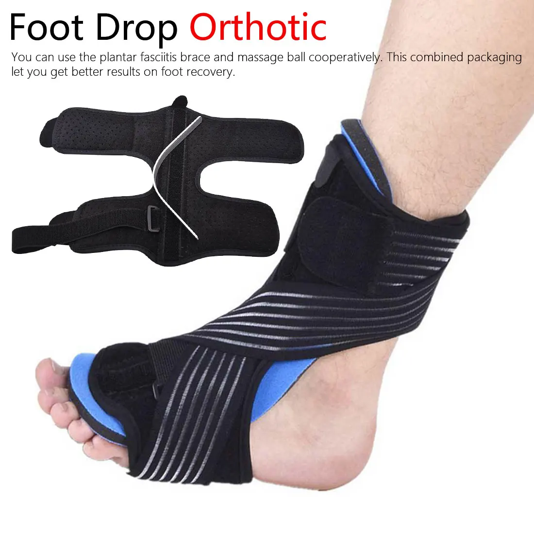 BEST SELLING PRODUCT Black Plantar Fasciitis Dorsal Night Day Splint ...