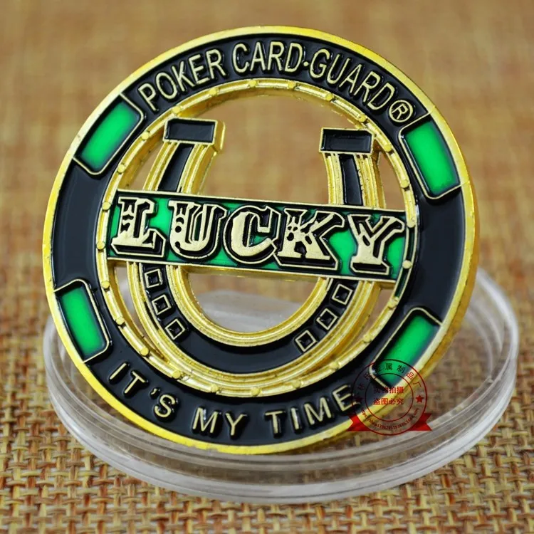 America Challenges Hollow out Chips Props Poker Card Guard LUCKY Commemorative Coins Color Baking Varnish Metal Souvenir Medal-4
