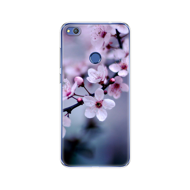 phone case for huawei honor 8 lite soft tpu silicon back cover 360 full for honor 8 liteprotective printing clear coque