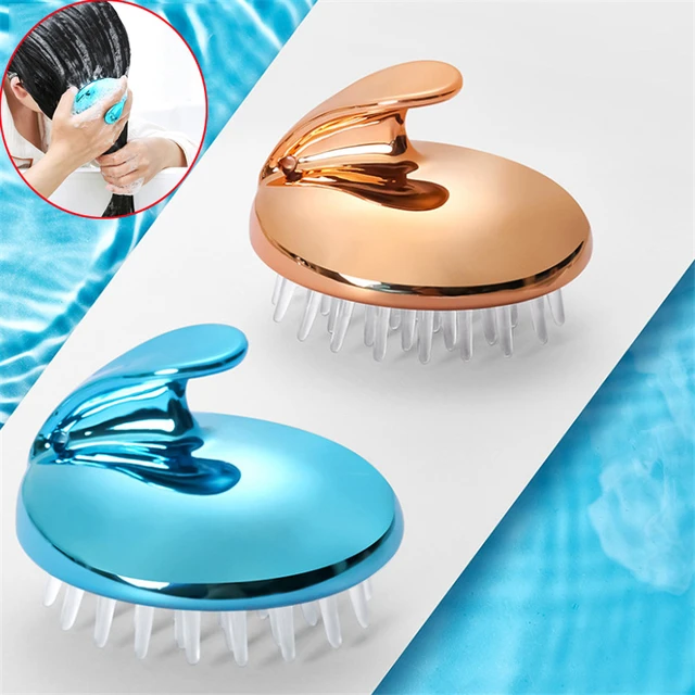 Brosse de lavage de cheveux en Silicone pour bébé, brosse de Massage de la  tête, peigne pour cuir chevelu, lingette de bain pour nouveau-né, outils de  lavage des cheveux - AliExpress