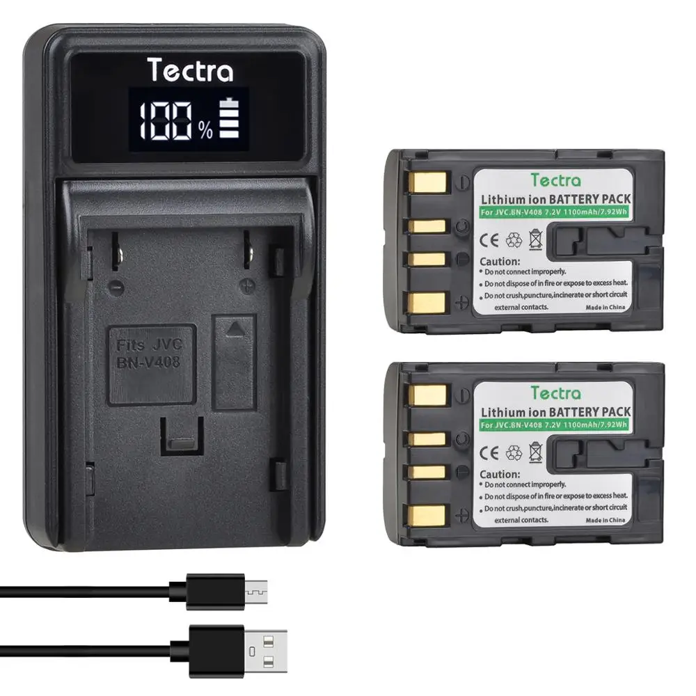 1100mAh 7.2V BN-V408U BN-V408 Battery for JVC GR-D230US GR