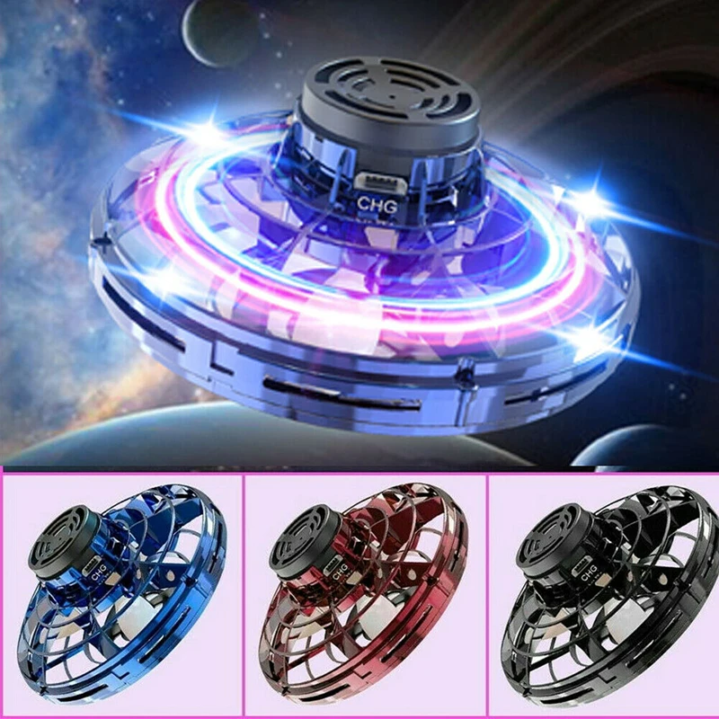 Мини-Дрон UFO RC Fingertip Летающий Спиннер Летающий гироскоп самолет Наружная игрушка для игры Спиннер игрушка Рождественский подарок для взрослых детей