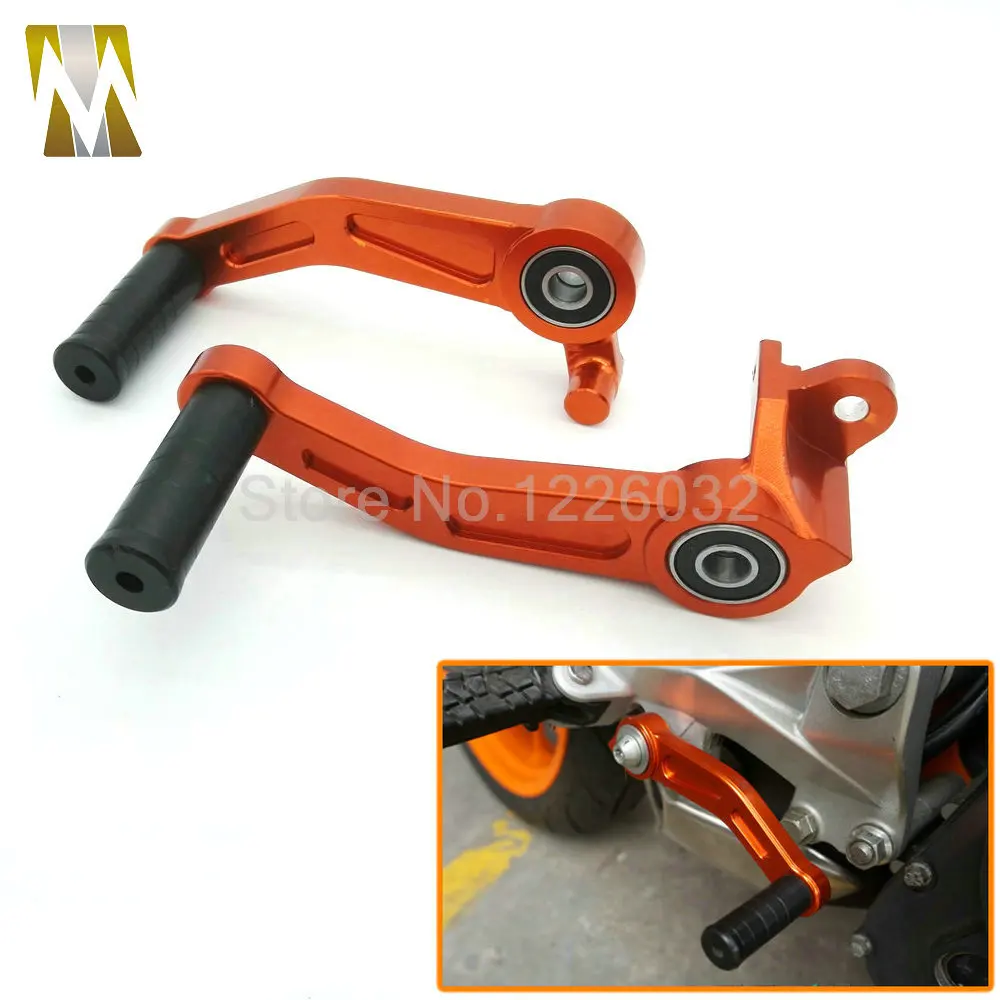 New arrival Motorbike Orange CNC Aluminium Brake Clutch Gear Pedal Lever For KTM DUKE 125 200 390 2013 2014 2015 2016 | Автомобили и